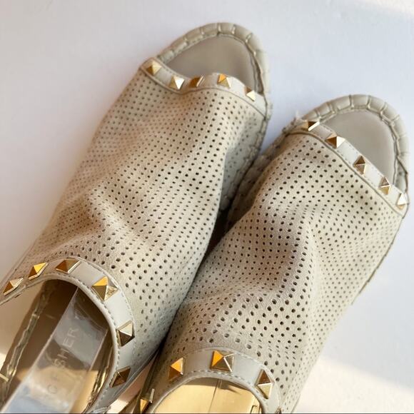 Marc Fischer Senton Studded Espadrille Wedge Sandals - Picture 6 of 8